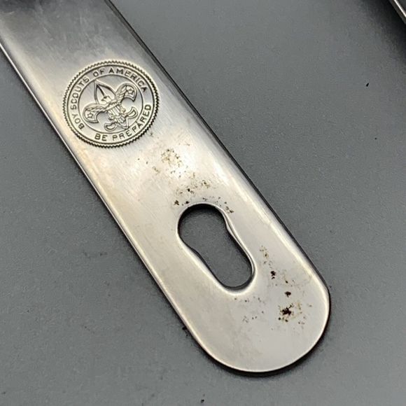 Vtg Boy Scouts of America Silverware Utensil Set Imperial Stainless Steel Case - Picture 9 of 16